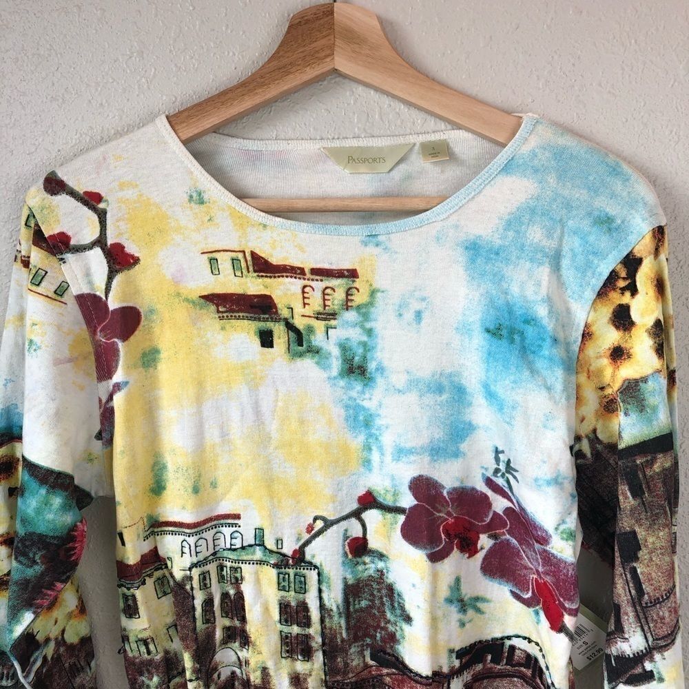 NWT Passports Beaded Top Size Small - Picture 3 of 8